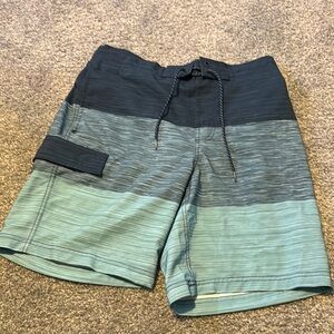 Men's Blue Gradient Swim Shorts